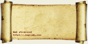 Una Vejnović vizit kartica